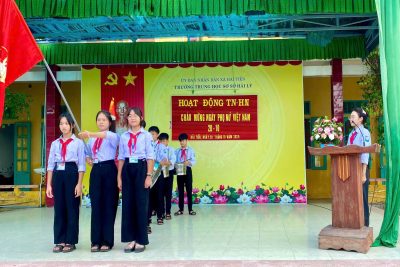 HOẠT ĐỘNG TRẢI NGHIỆM – HƯỚNG NGHIỆP TUẦN 7 CHÀO MỪNG NGÀY PHỤ NỮ VIỆT NAM 20/10